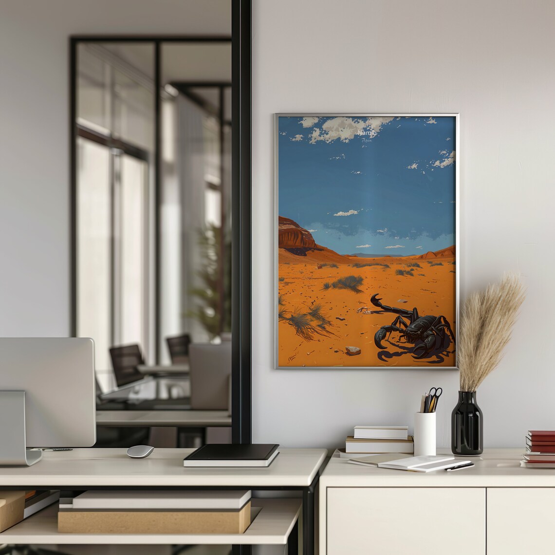 Namib Desert Africa, Modern Painting - Image 4