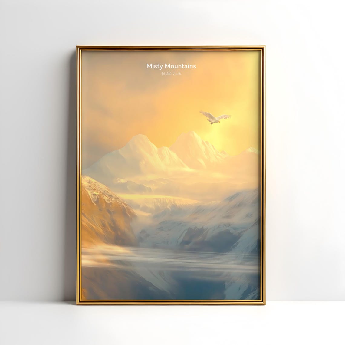 The Lord Of The Rings, Misty Mountains Art Print