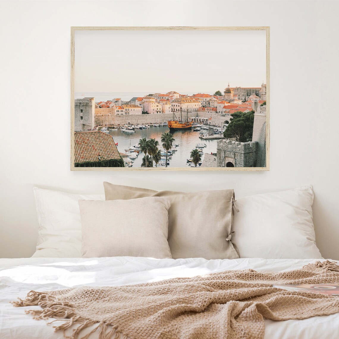 Dubrovnik Coastal Travel Poster, European Photo Print - Image 2