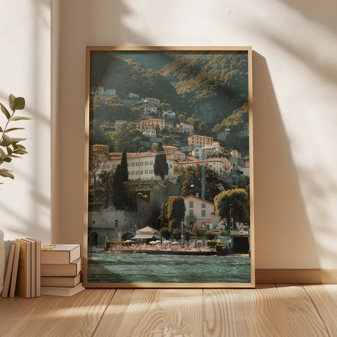 Positano Italy Hillside Town Beach Clubs Amalfi Coast View Poster - Image 4