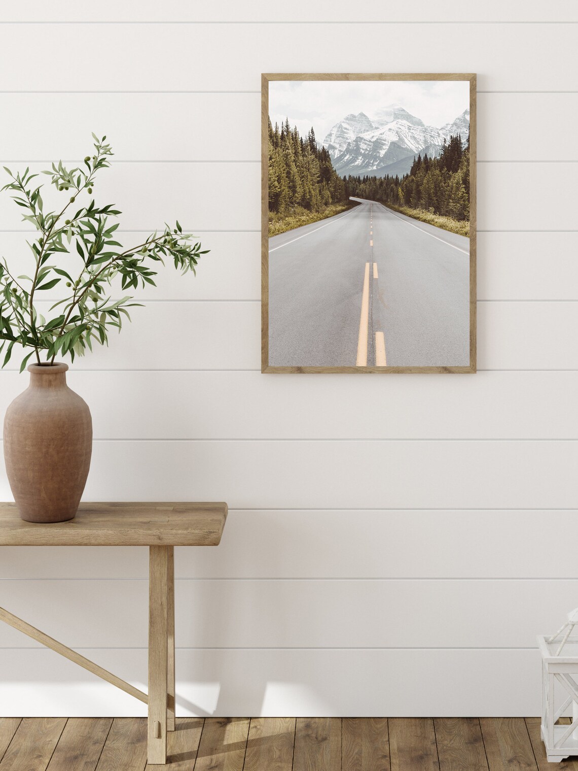 Alaska Mountain Highway Landscape Art Print - Image 3