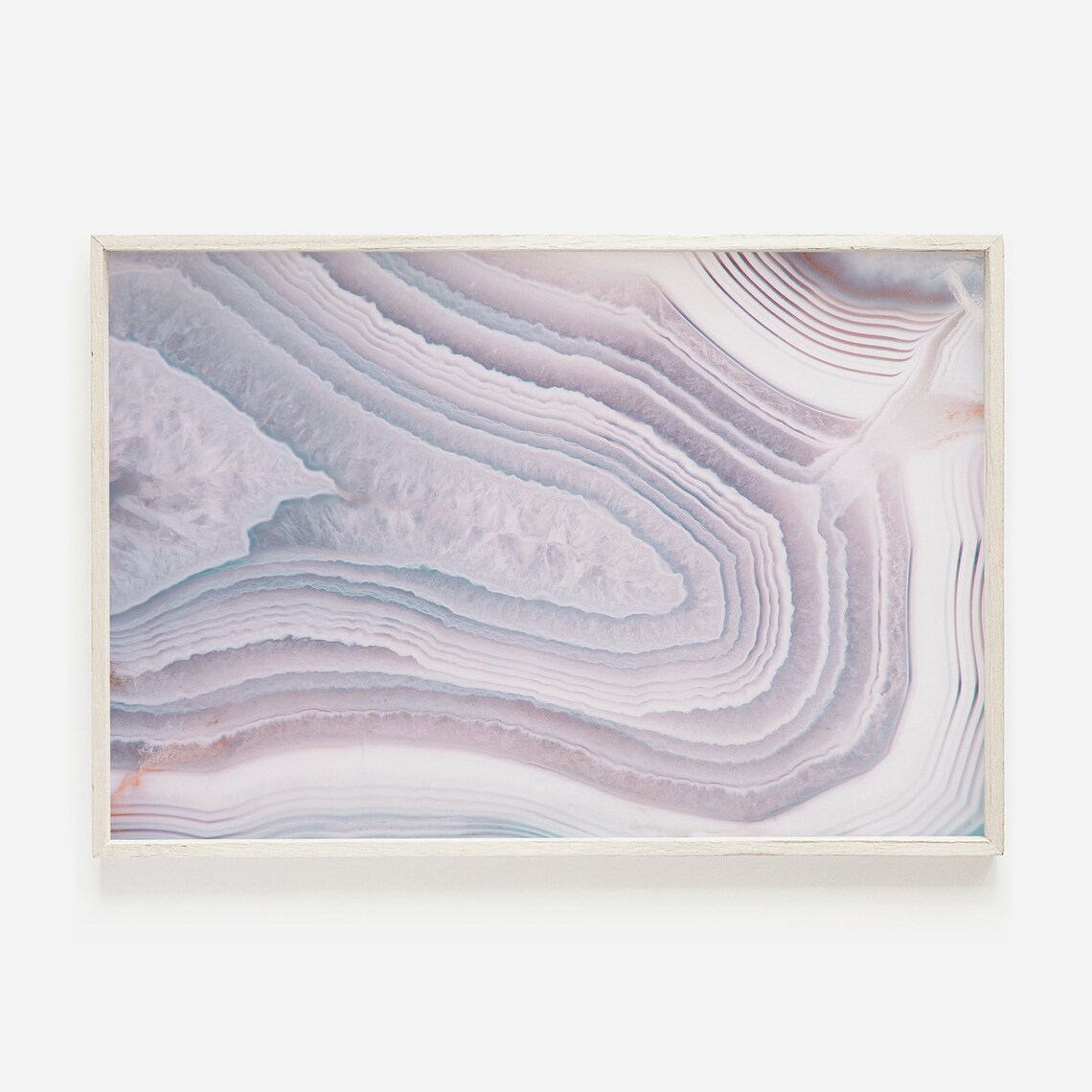 Geode Agate Wall Art, Boho Abstract Print