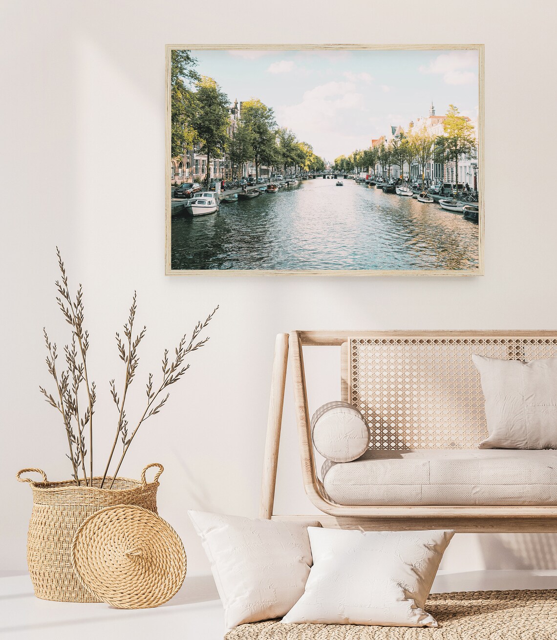 Amsterdam Canal Print, Herengracht Netherlands Travel Poster - Image 3