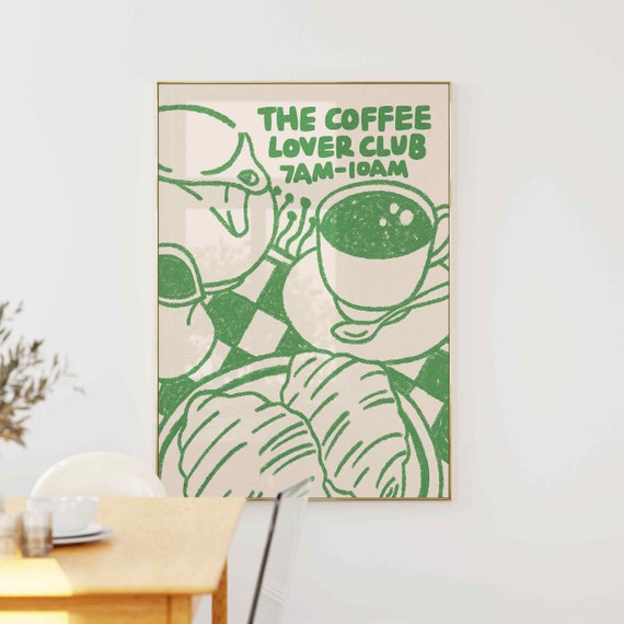 Coffee Lover Club Print