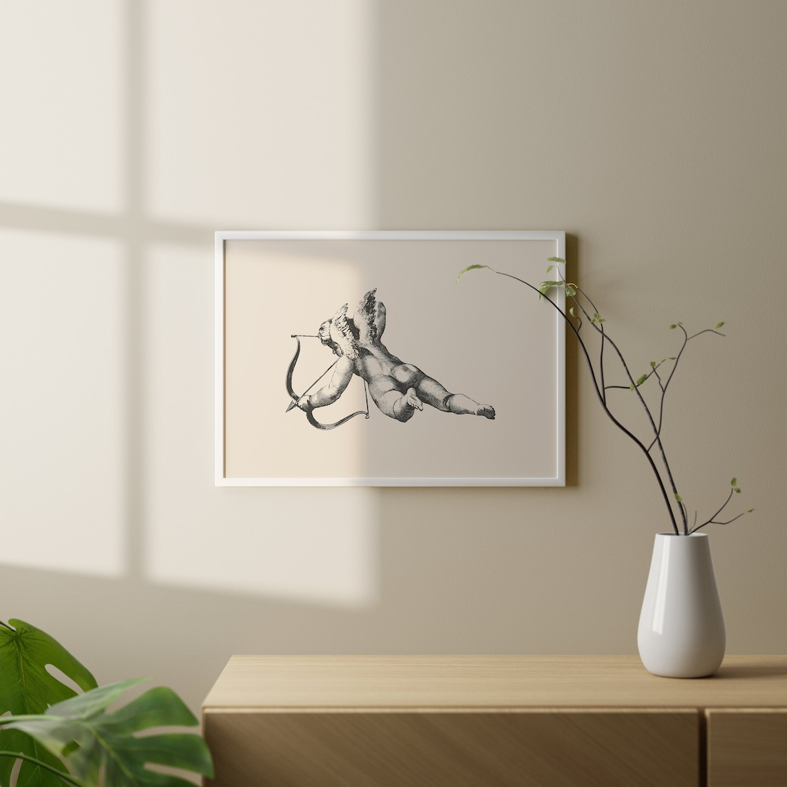 Vintage Cupid Print, Antique Love Art Poster - Image 4