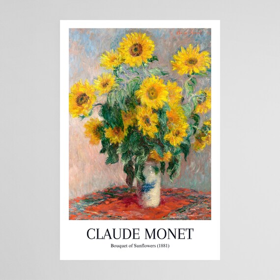 Monet Museum Poster Impressionist Art Artwork Gift Poster Print Wall Art Home Dcor Printable Wall Art