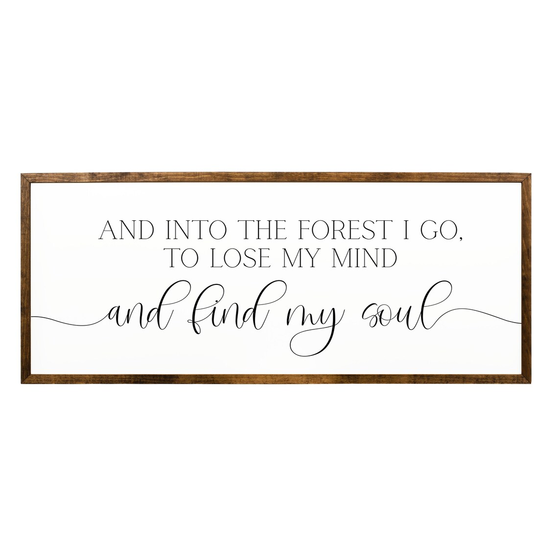 Forest Adventure Farmhouse Sign, Living Room Art Print - Image 2