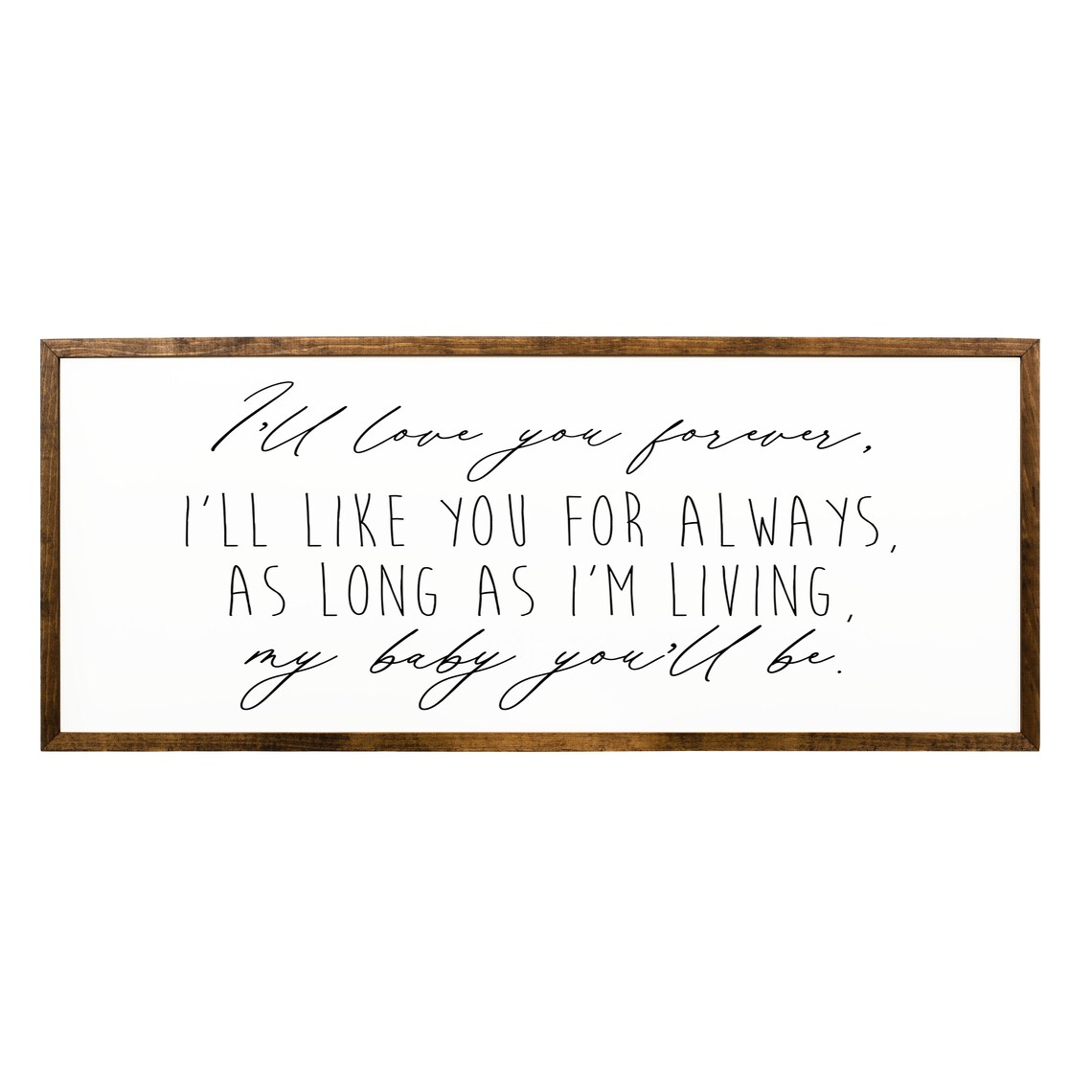 I’ll Love You Forever Nursery Sign, Wall Art Print - Image 2