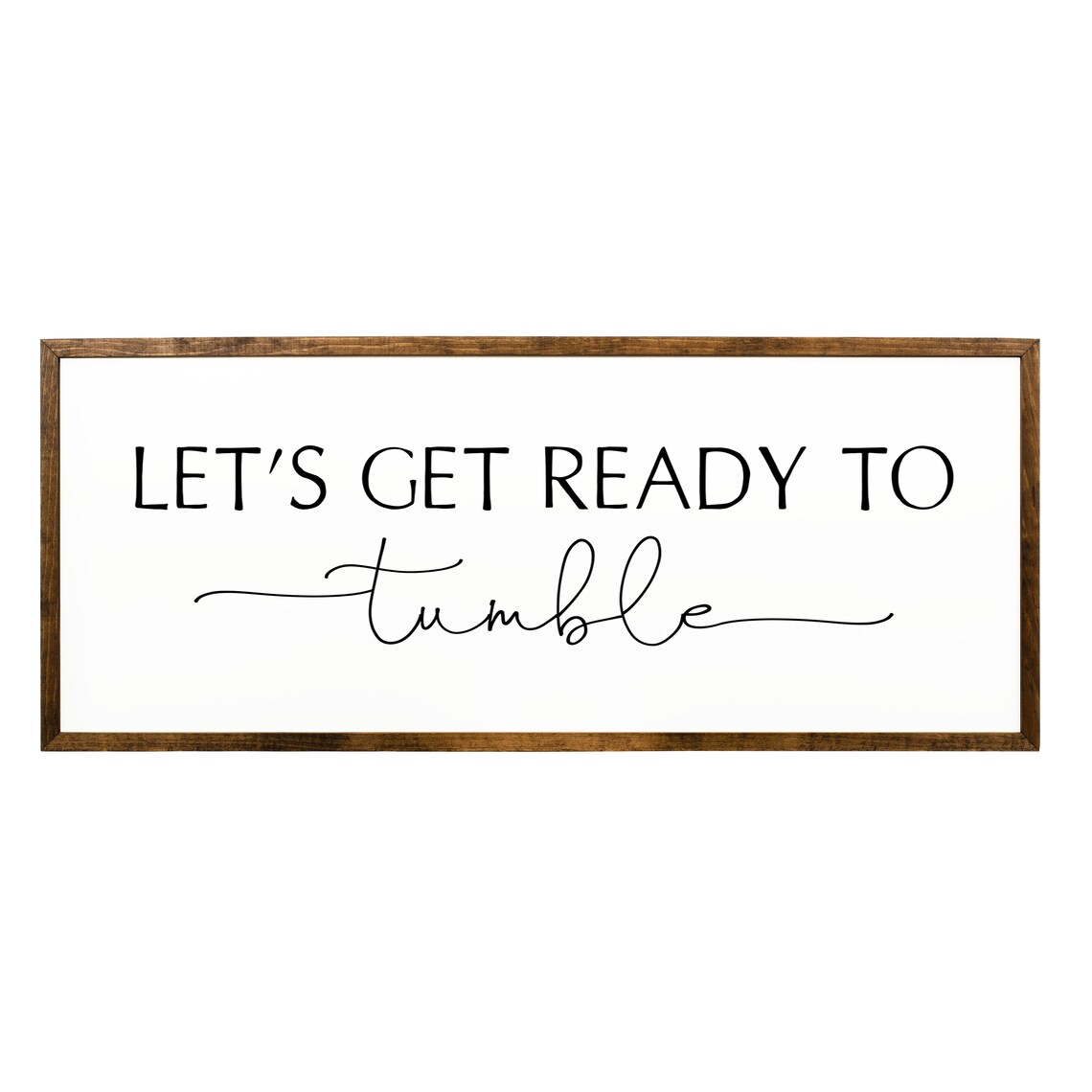 Let's Get Ready To Table Farmhouse Wall Art Print - Image 2