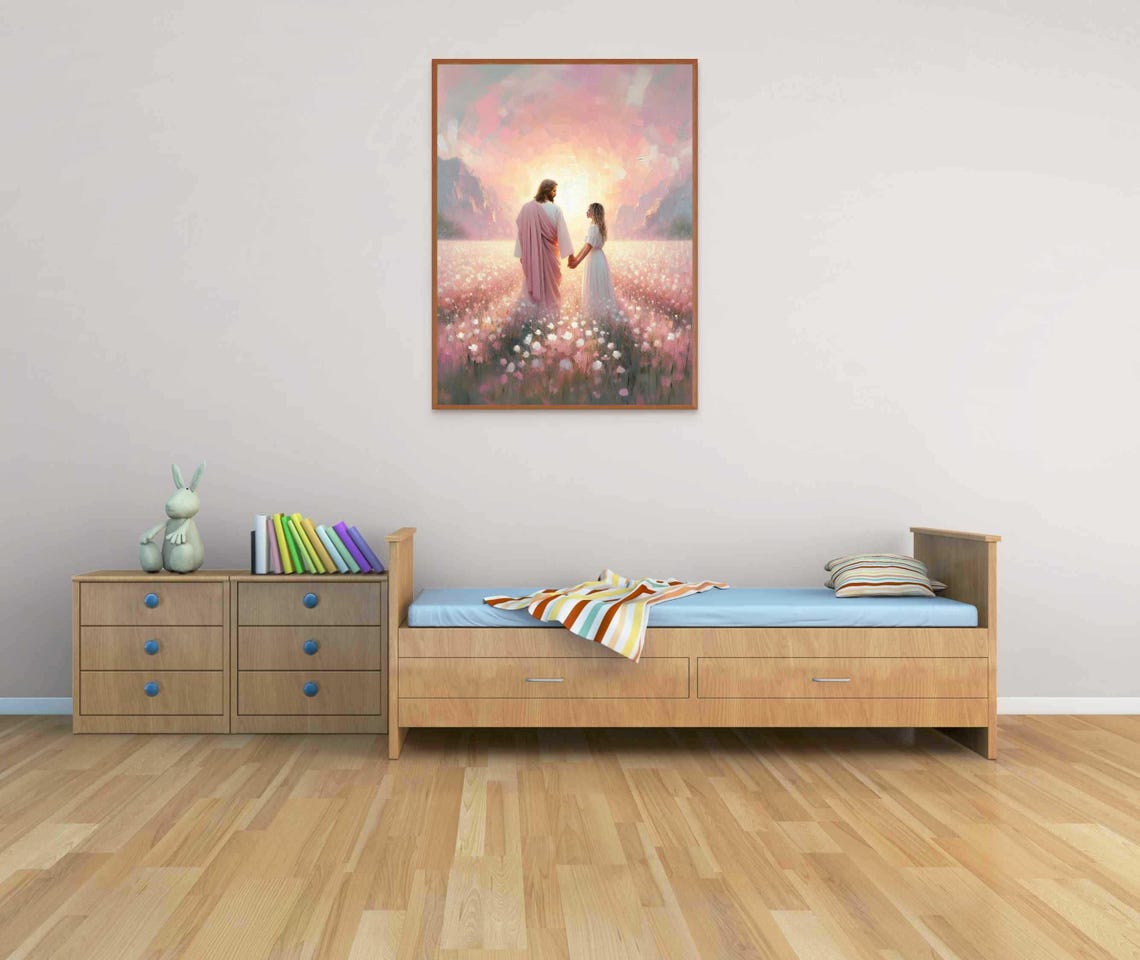 Truth And Love Modern Christian Art Jesus And Woman Jesus Prints Lds Art Bible Art Jesus And Girl Art Jesus Painting Christ Prints - Image 6