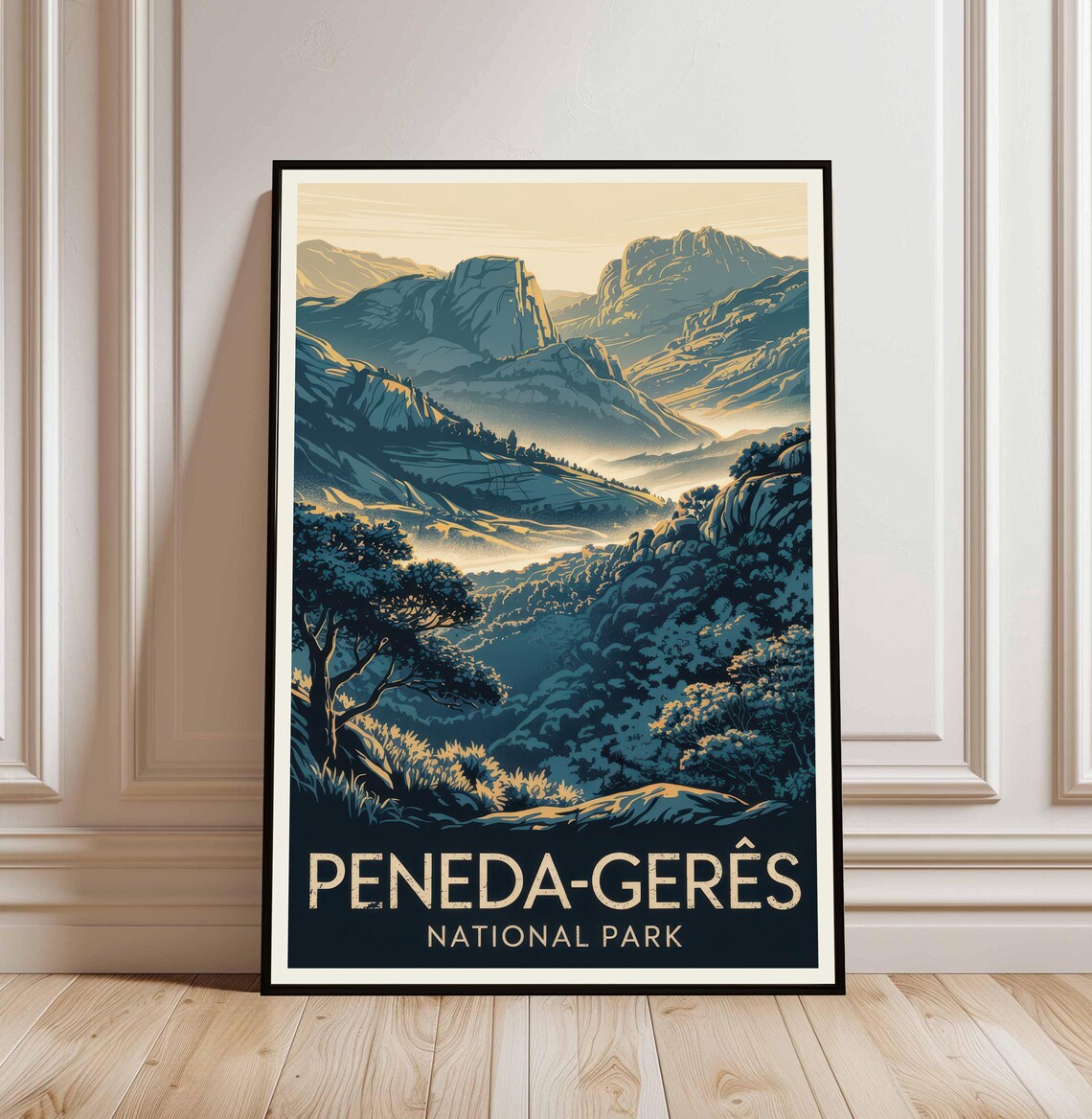 Peneda-Geres National Park Portugal Mountain Valley Sunset Poster