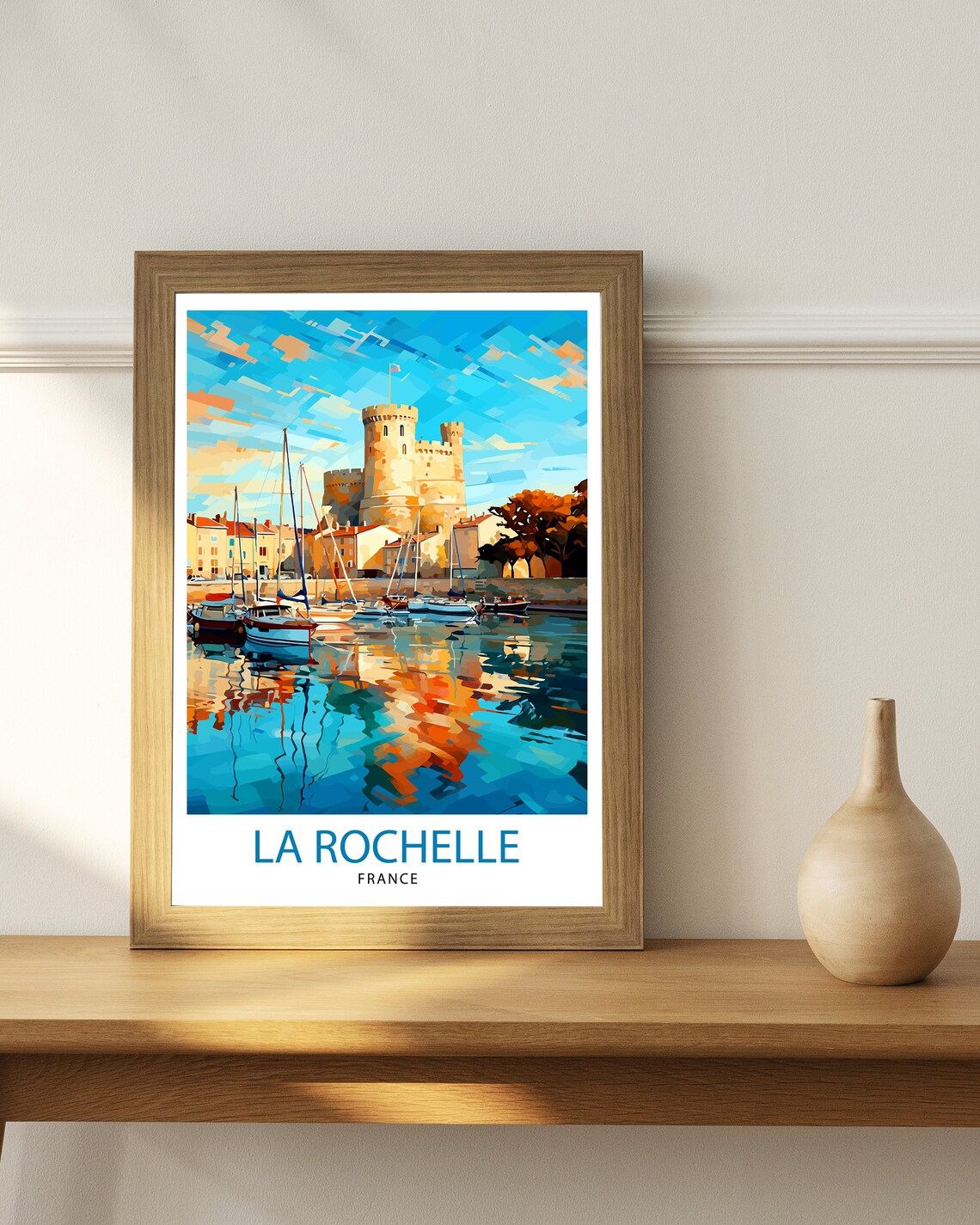 La Rochelle Travel Poster, France Wall Decor - Image 2