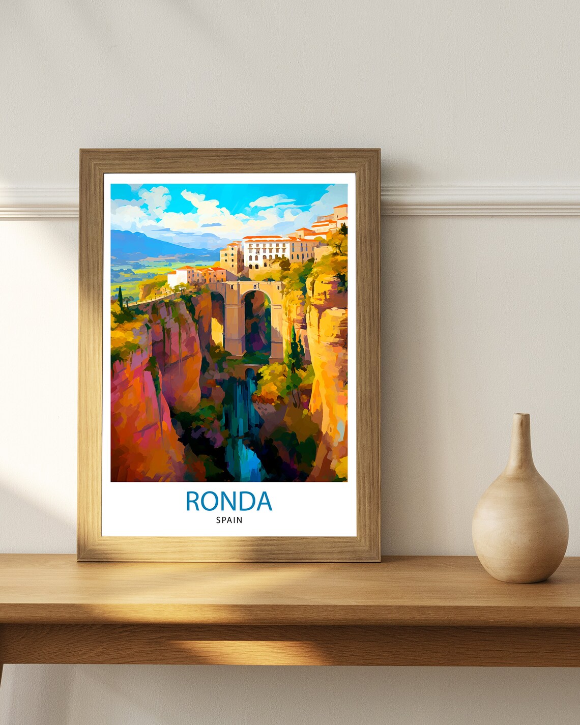 Ronda Spain Travel Poster, European Place Print - Image 2