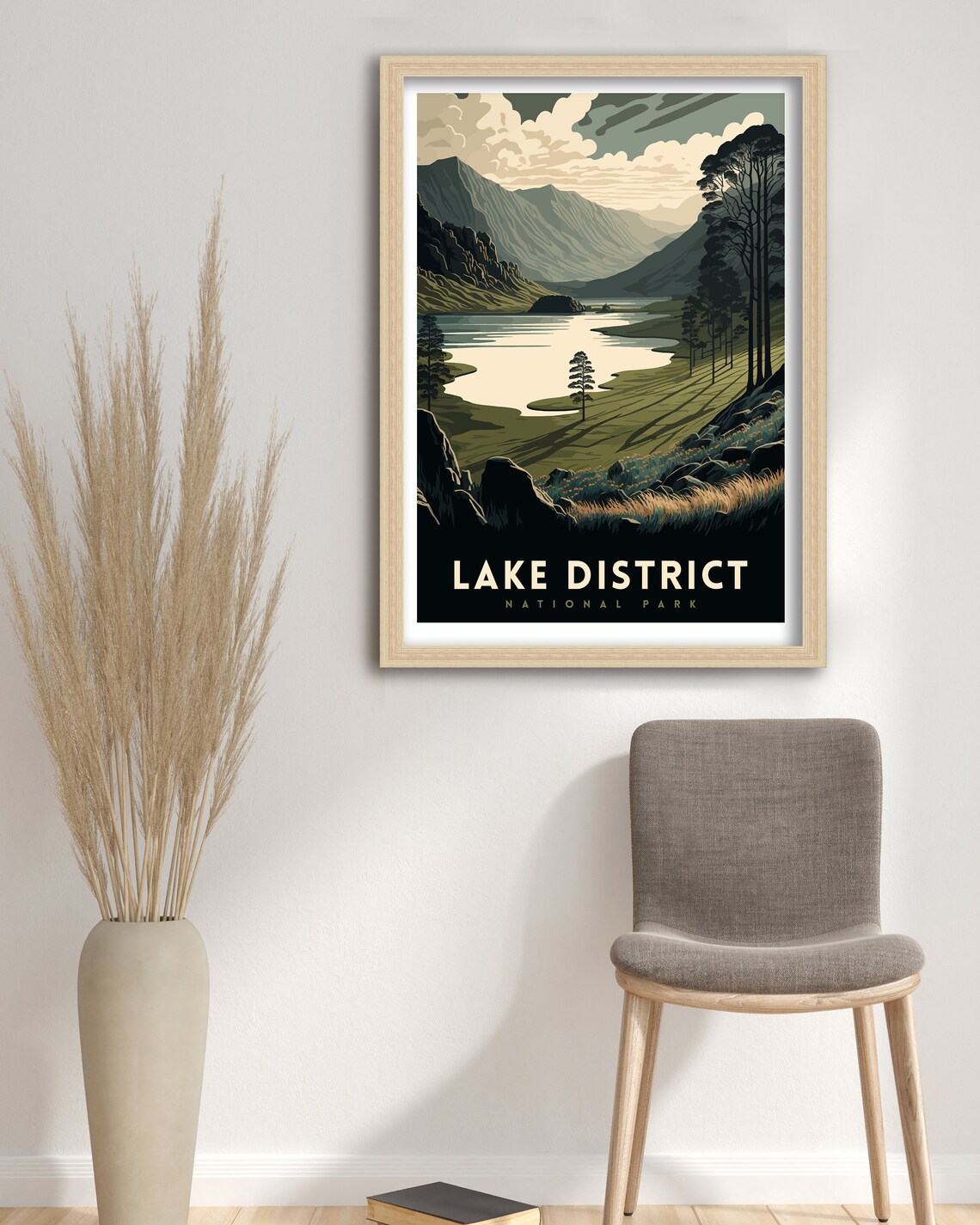 Lake District Travel Poster, Scenic Destination Print - Image 3