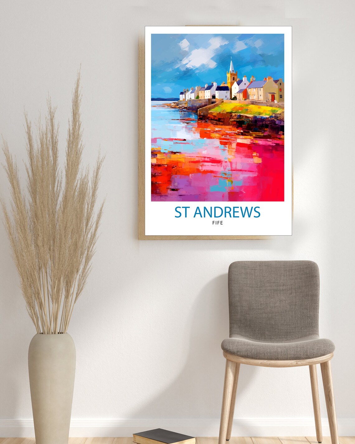 St Andrews, Fife Travel Poster, Scotland Print - Image 3
