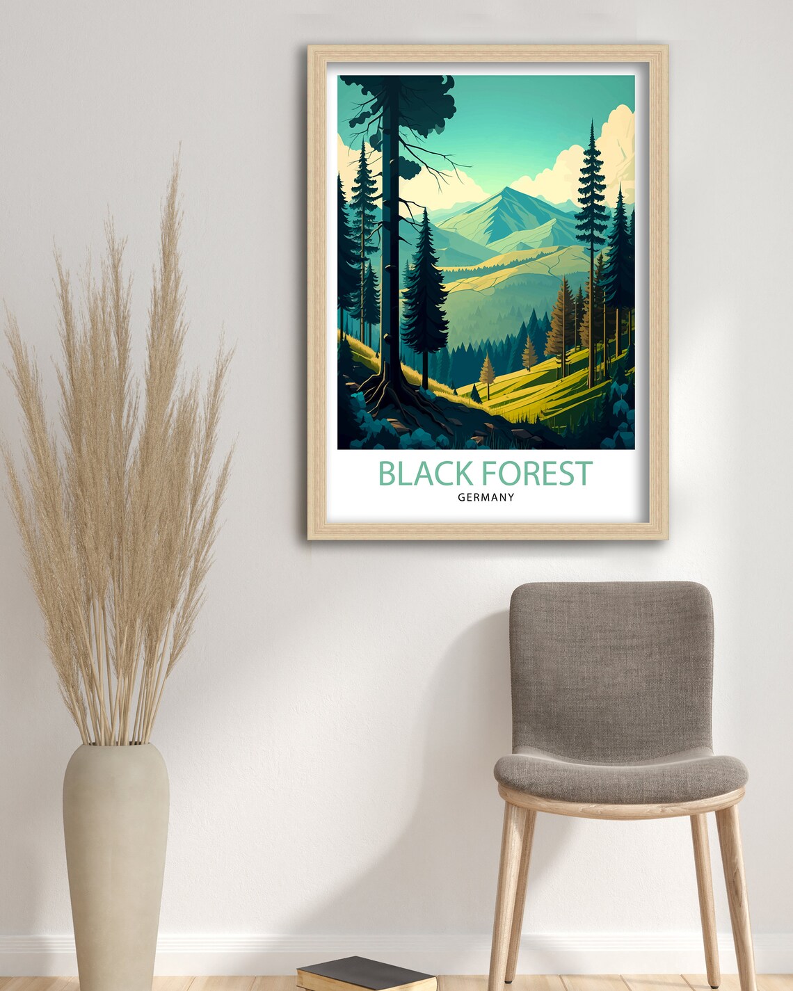 Black Forest Germany Travel Poster, Europe Wall Art - Image 3