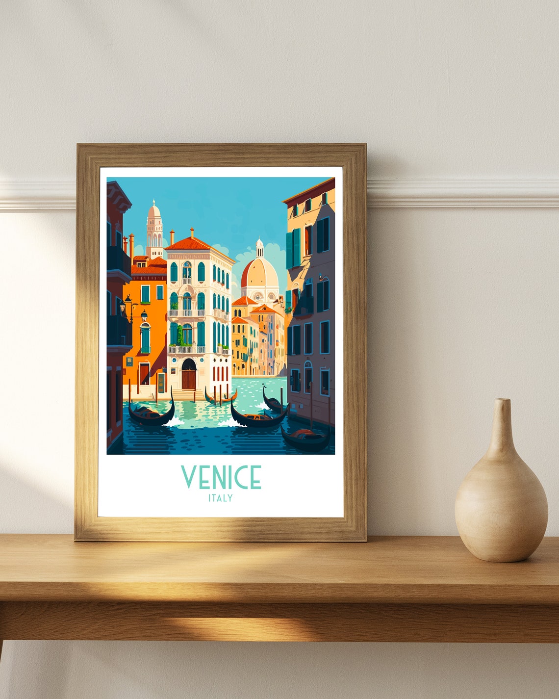 Venice Art Print Venice Travel Print Venice Poster Venice Travel Poster Venice Wall Art Italy Italy Print Travel Print - Image 2