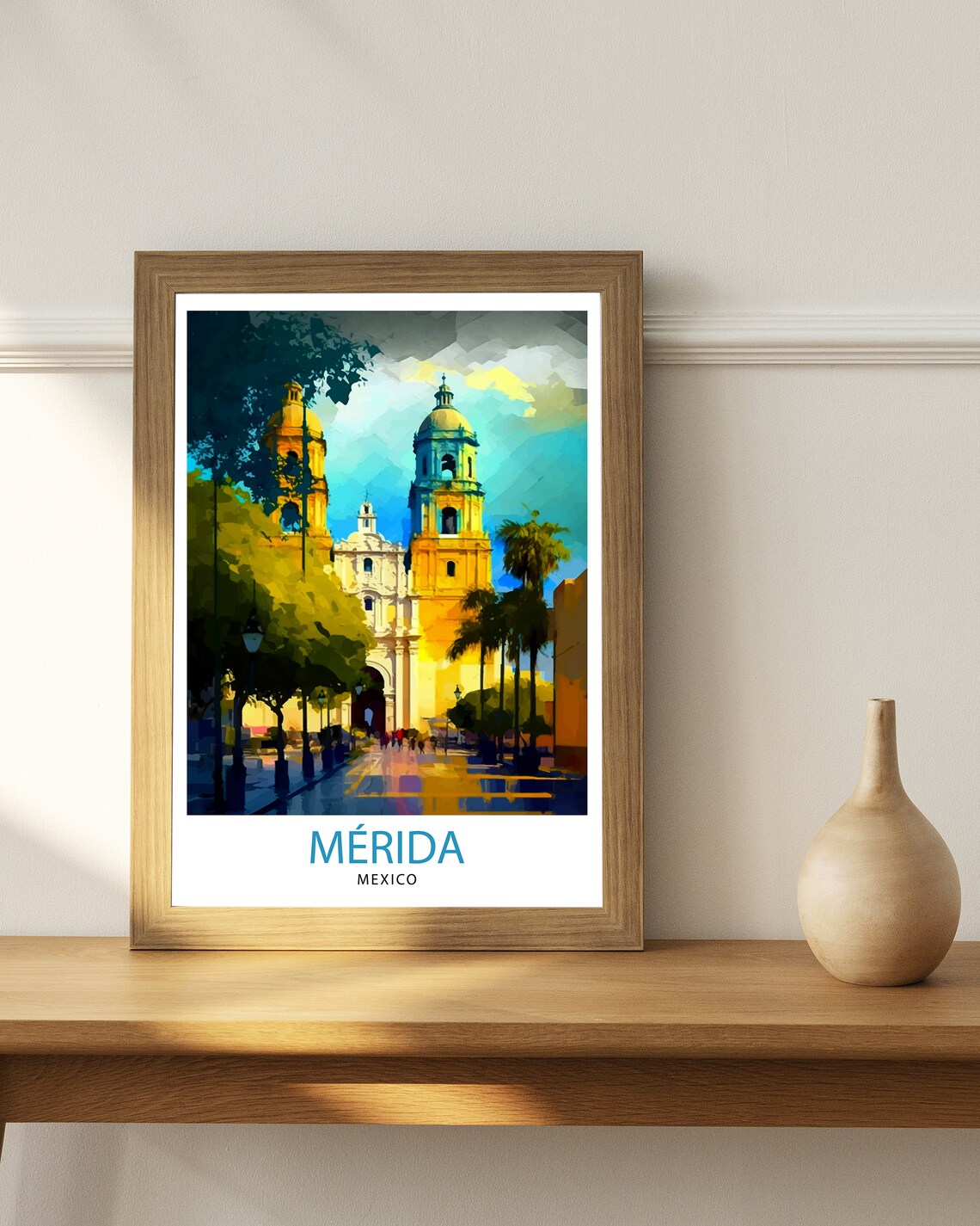 Merida Mexico Travel Poster, Latin America Art Print - Image 2