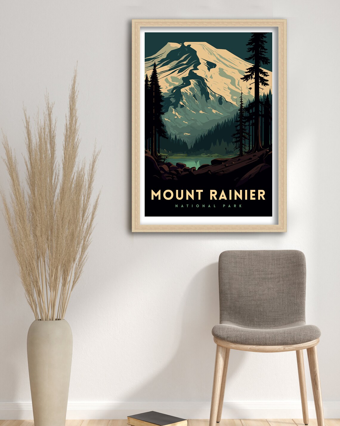 Mount Rainier National Park Travel Poster - Image 3