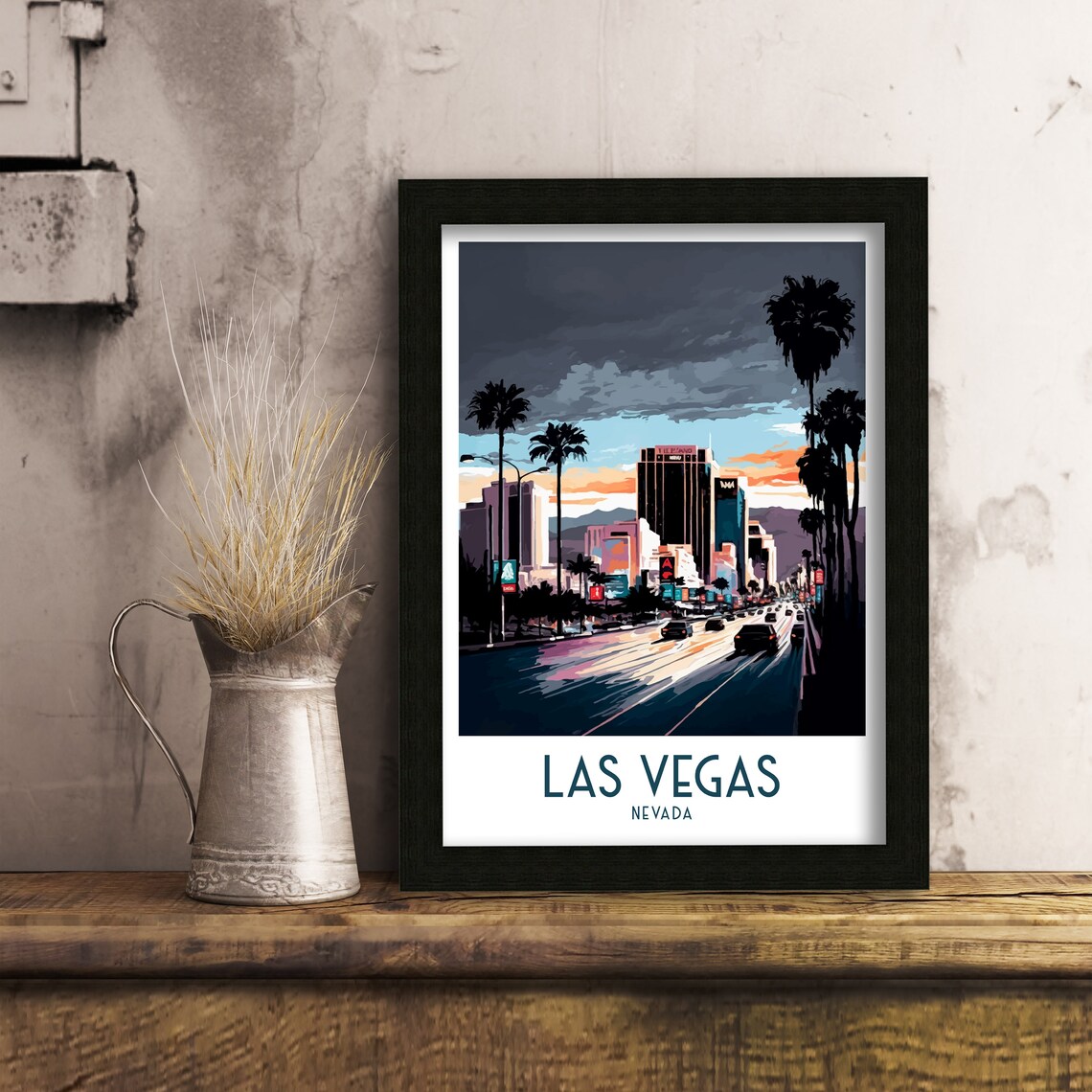 Las Vegas Travel Poster, Nevada Place Print - Image 3