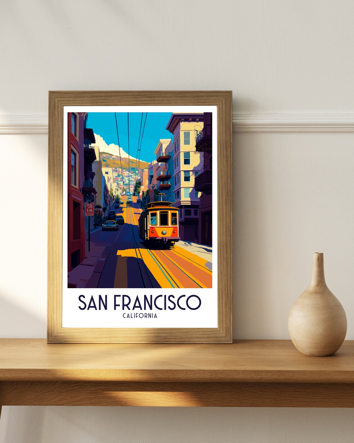 San Francisco California Home Decor Wall Art Print - Image 3