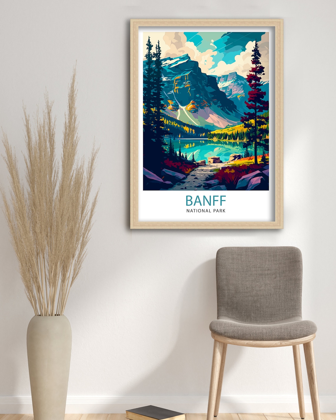 Banff National Park Travel Print Wall Art Print - Image 3