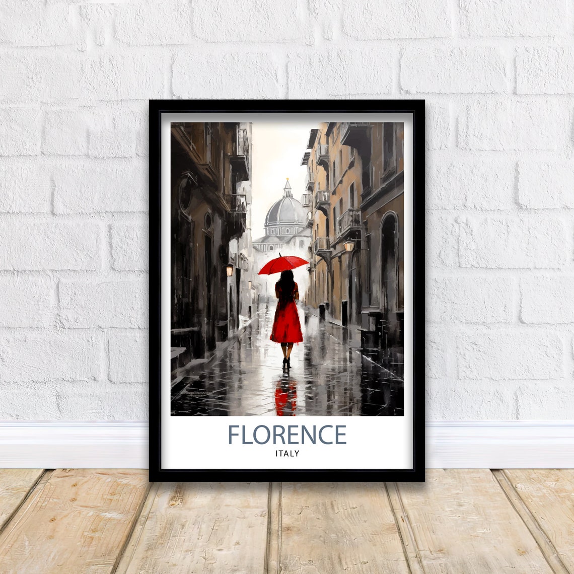 Florence Travel Poster, Italy Wall Art - Image 2