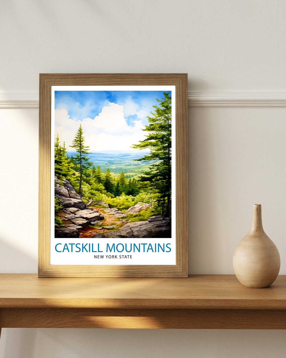 Catskill Mountains New York State Travel Poster - Image 2