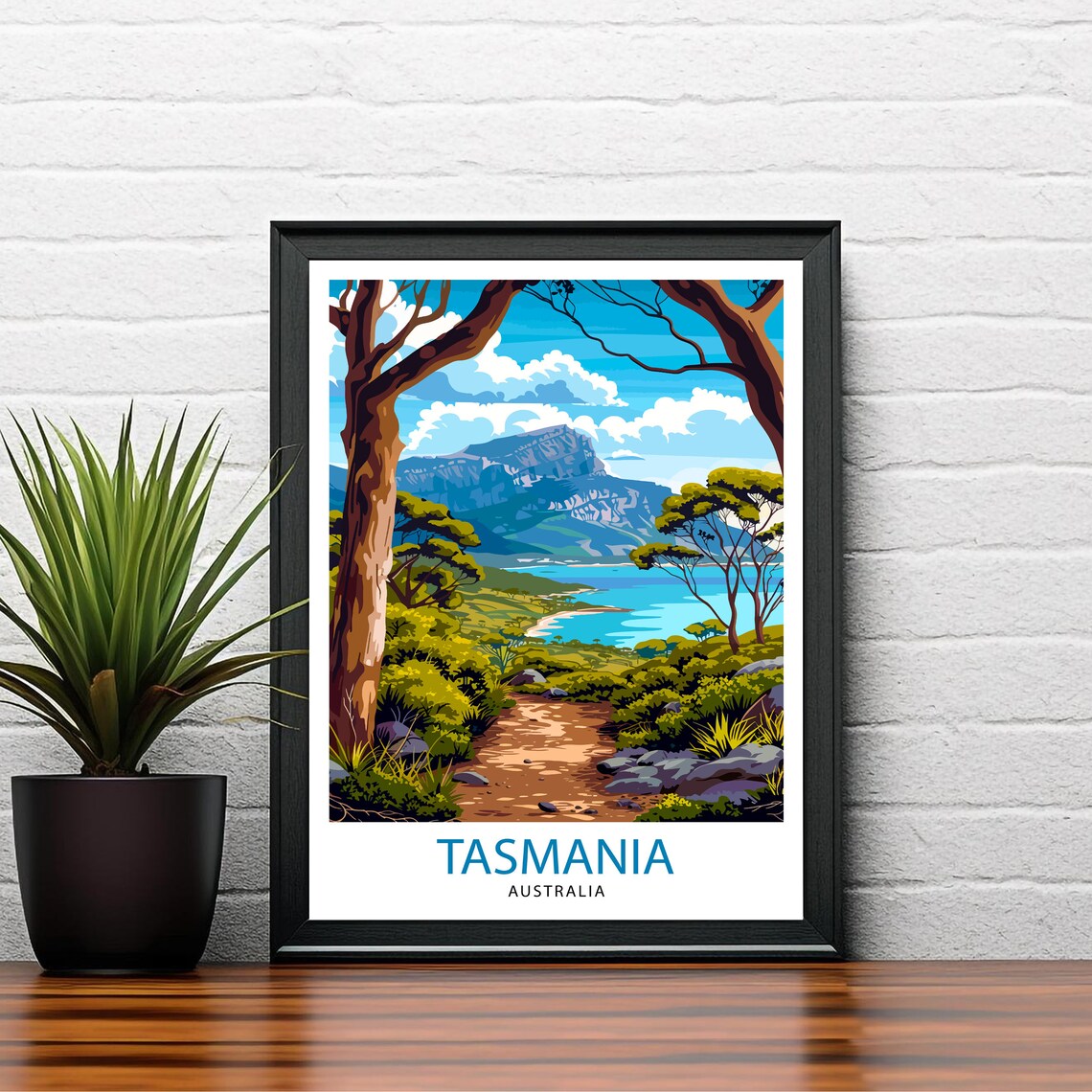 Tasmania Travel Poster, Australia & Oceania Art Print - Image 2
