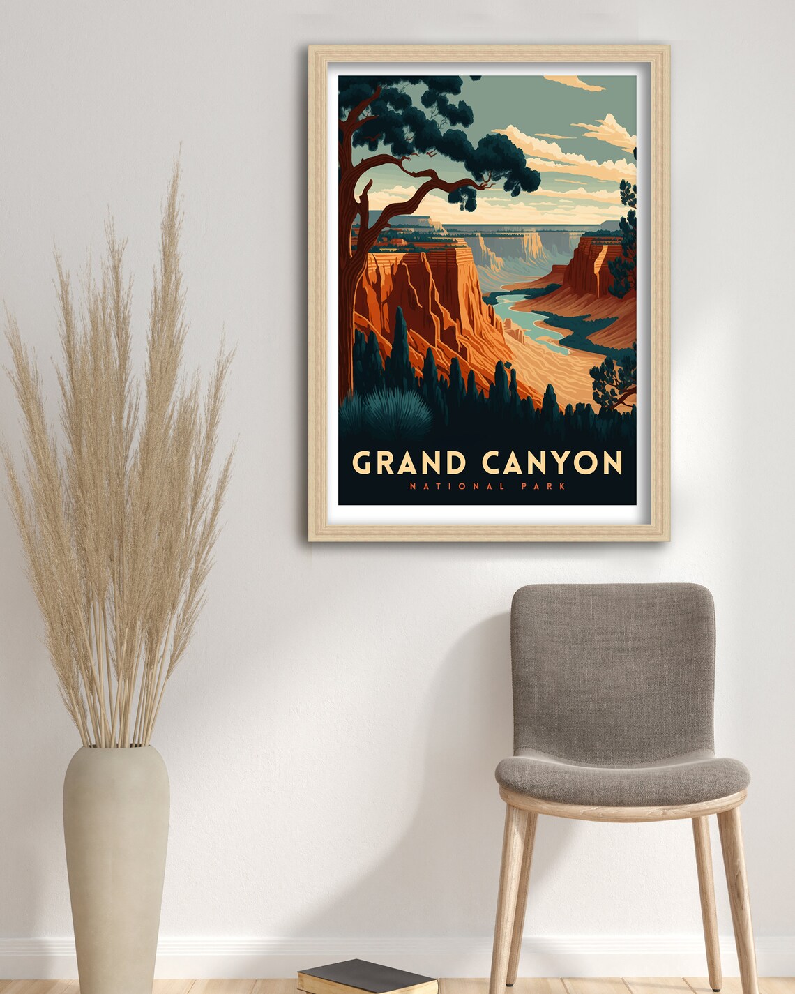 Grand Canyon Travel Poster, Arizona National Park - Image 3