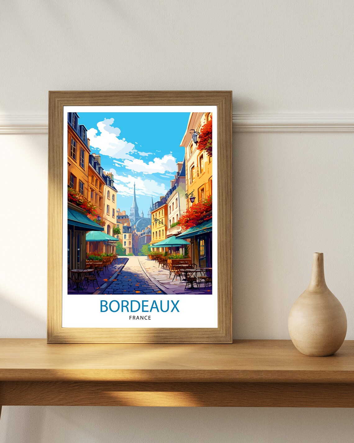 Bordeaux France Travel Poster, Place-Inspired Wall Art - Image 2