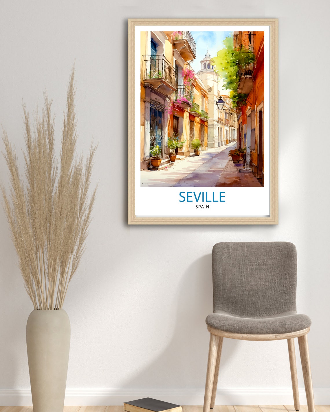 Seville Spain Travel Poster - Image 3