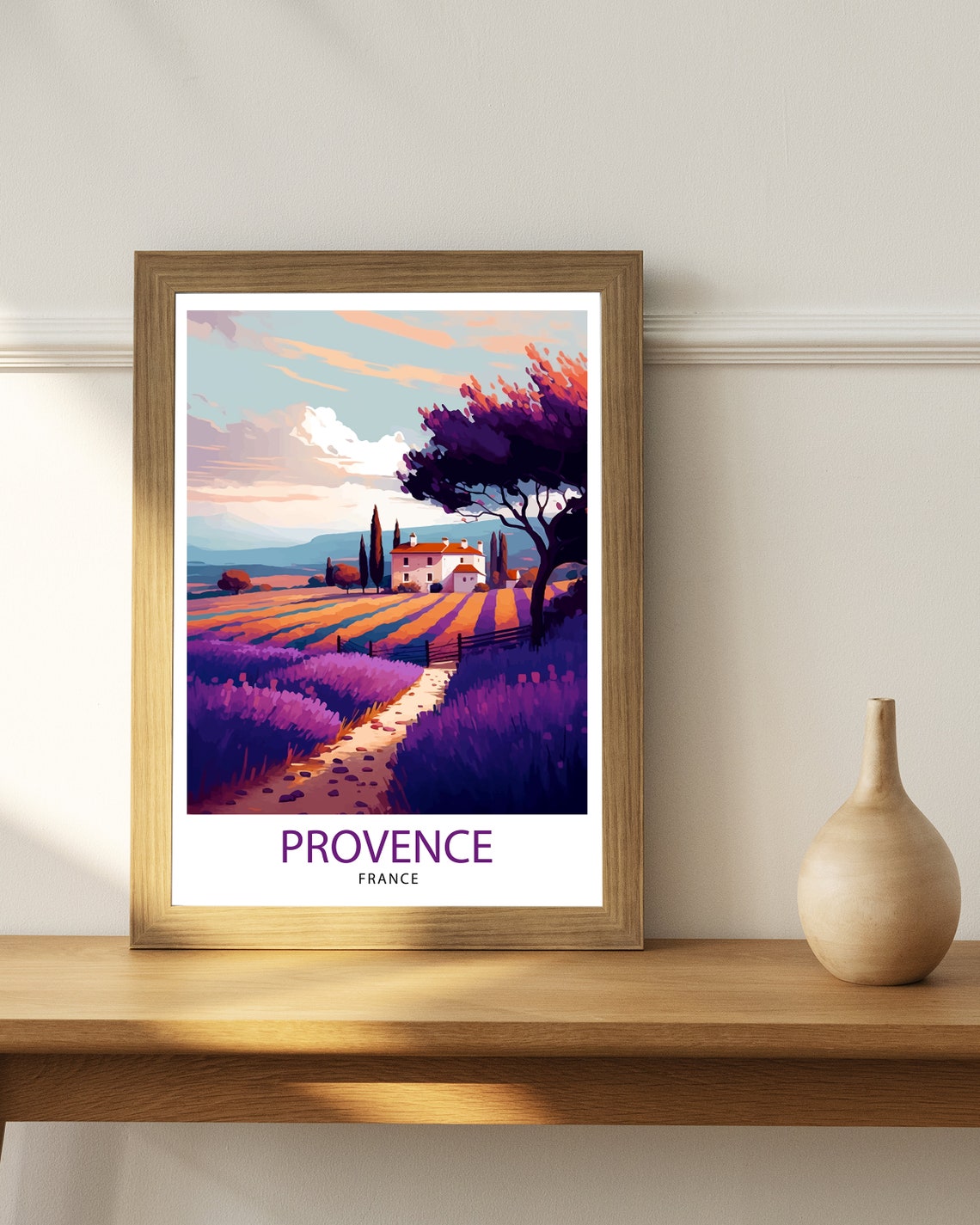 Provence Travel Print Provence Provence Print France Print France Wall Art Provence Poster Travel Print Provence Wall Art - Image 2