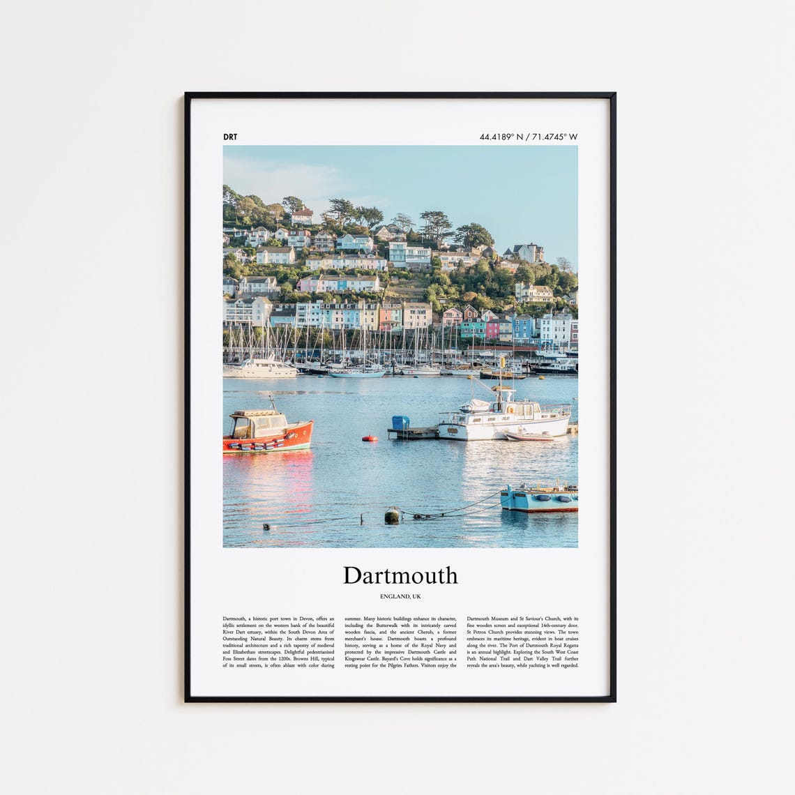 Dartmouth Color Print Real Photo Poster Travel Gift New Hampshire United States Usa Wall Art