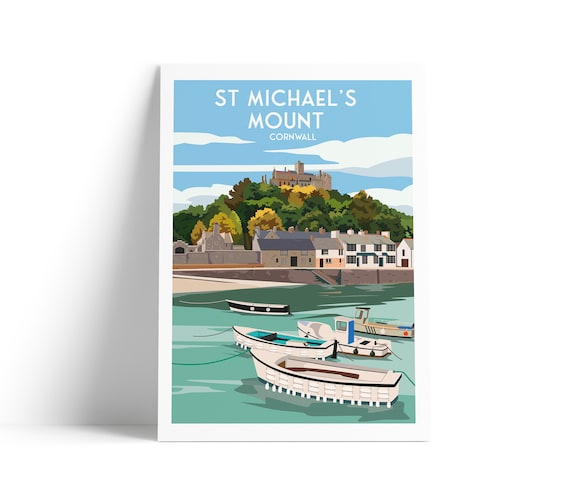 St Michaels Mount England Home Decor Art Print