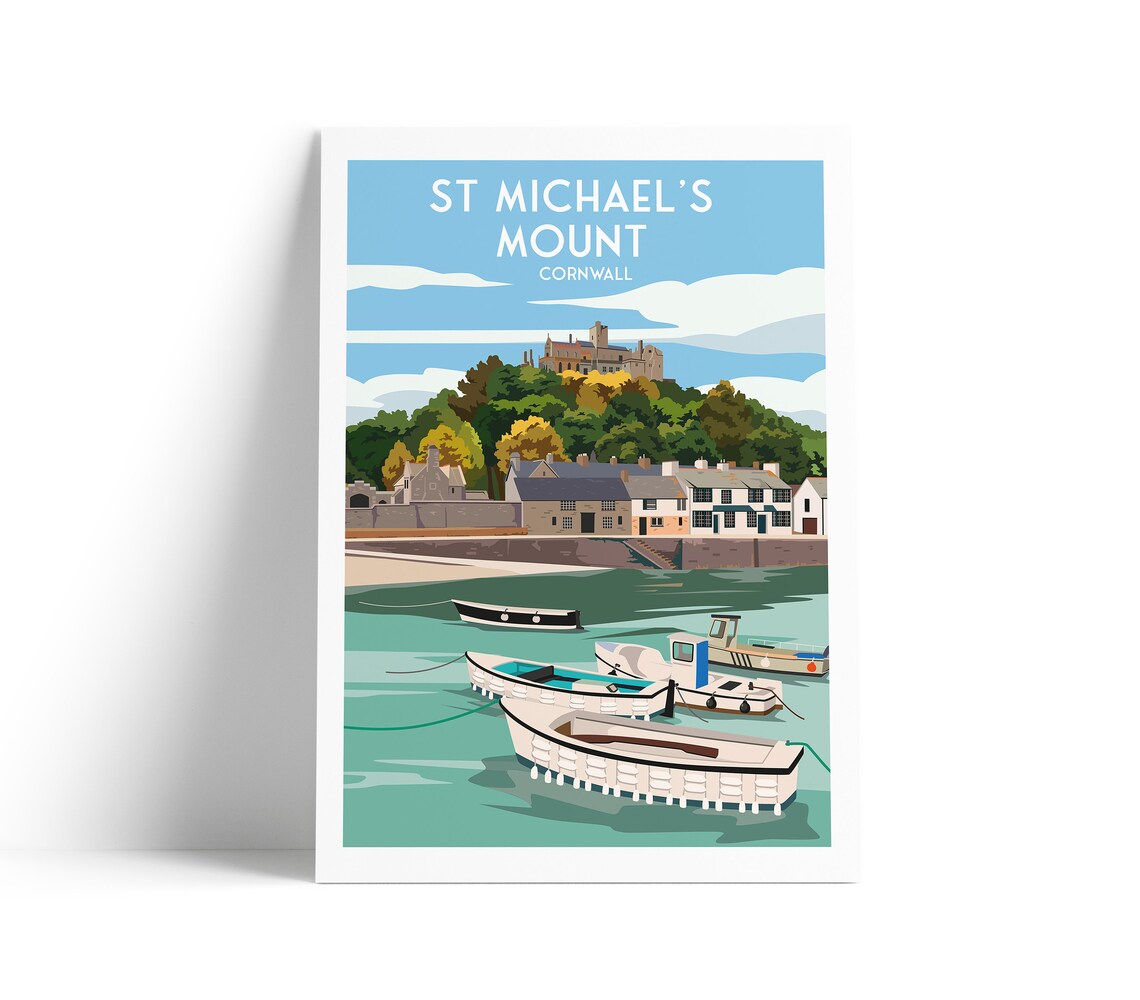 St Michaels Mount England Home Decor Art Print