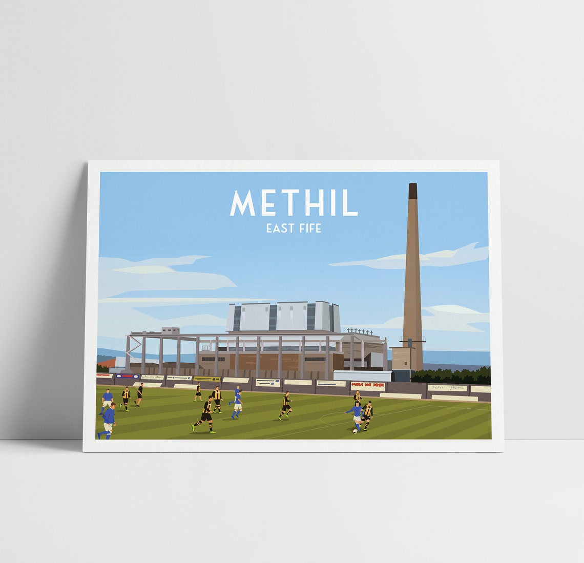 Methil, East Fife Football Poster Print