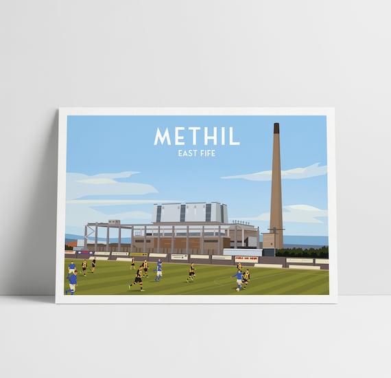Methil, East Fife Football Poster Print