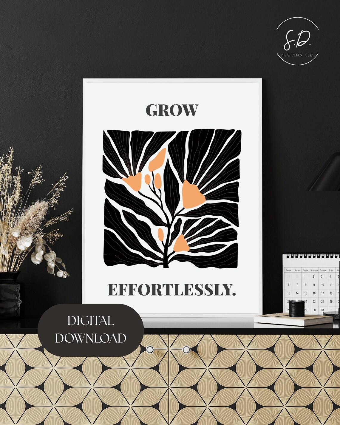 Grow Effortlessly - Traditional Travel Poster
