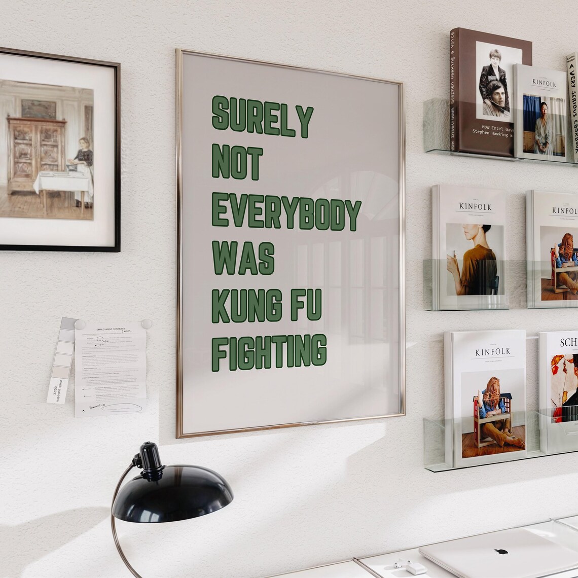 Surely Not Everybody Was Kung Fu Fighting Art Print - Image 2