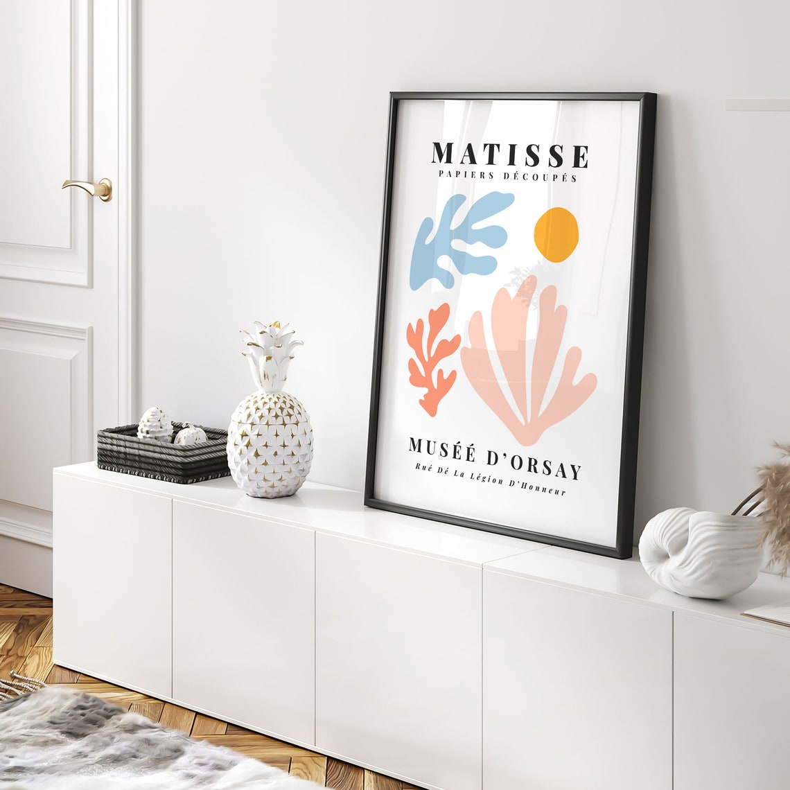Henri Matisse Papiers Decoupes Colorful Leaf Cut Out Pastel Art Poster - Image 5