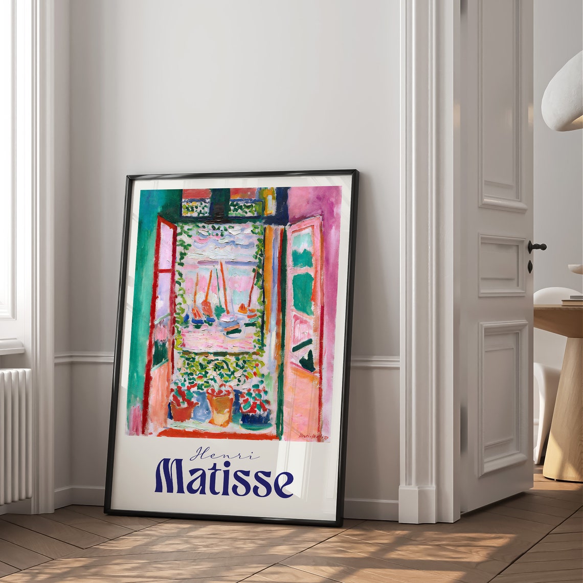 Henri Matisse Open Window Collioure Bright Colorful View Art Poster - Image 2