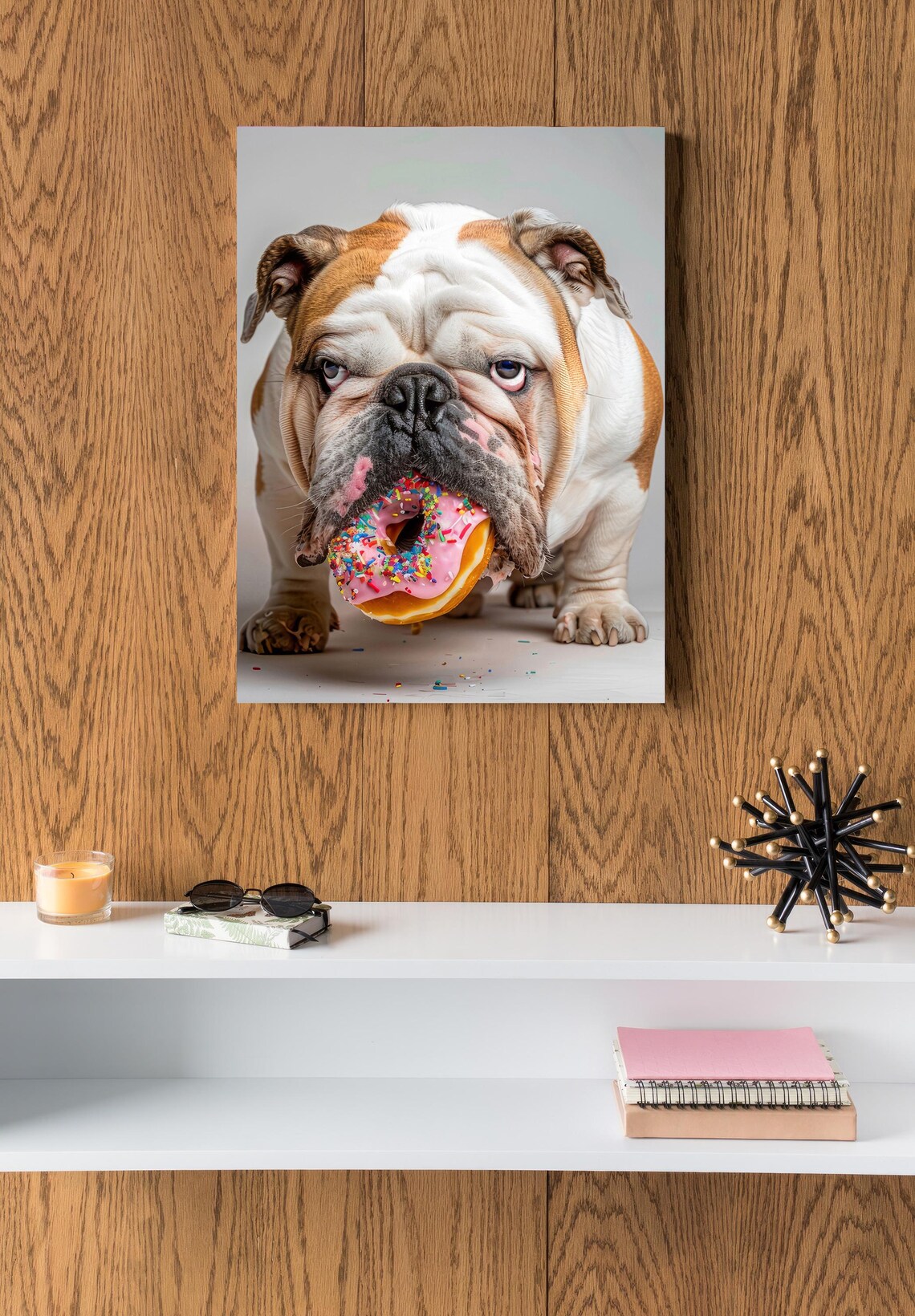 English Bulldog Funny Dog Poster, Kitchen Decor - Image 2