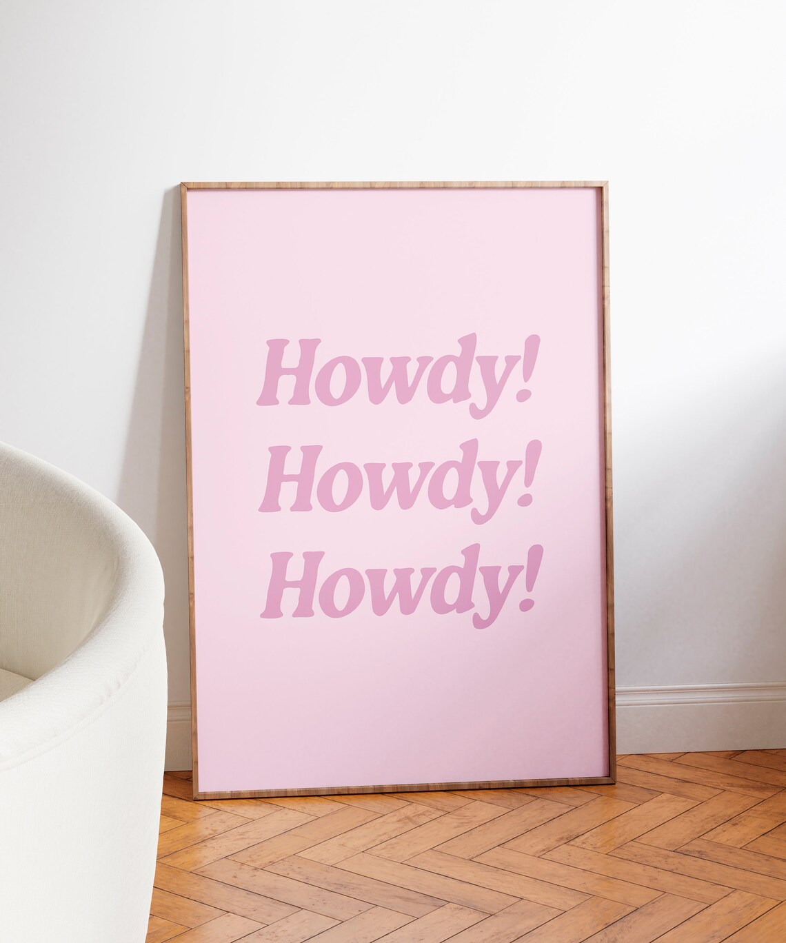 Howdy Western Art Print, Vintage Cowboy Cowgirl - Image 3