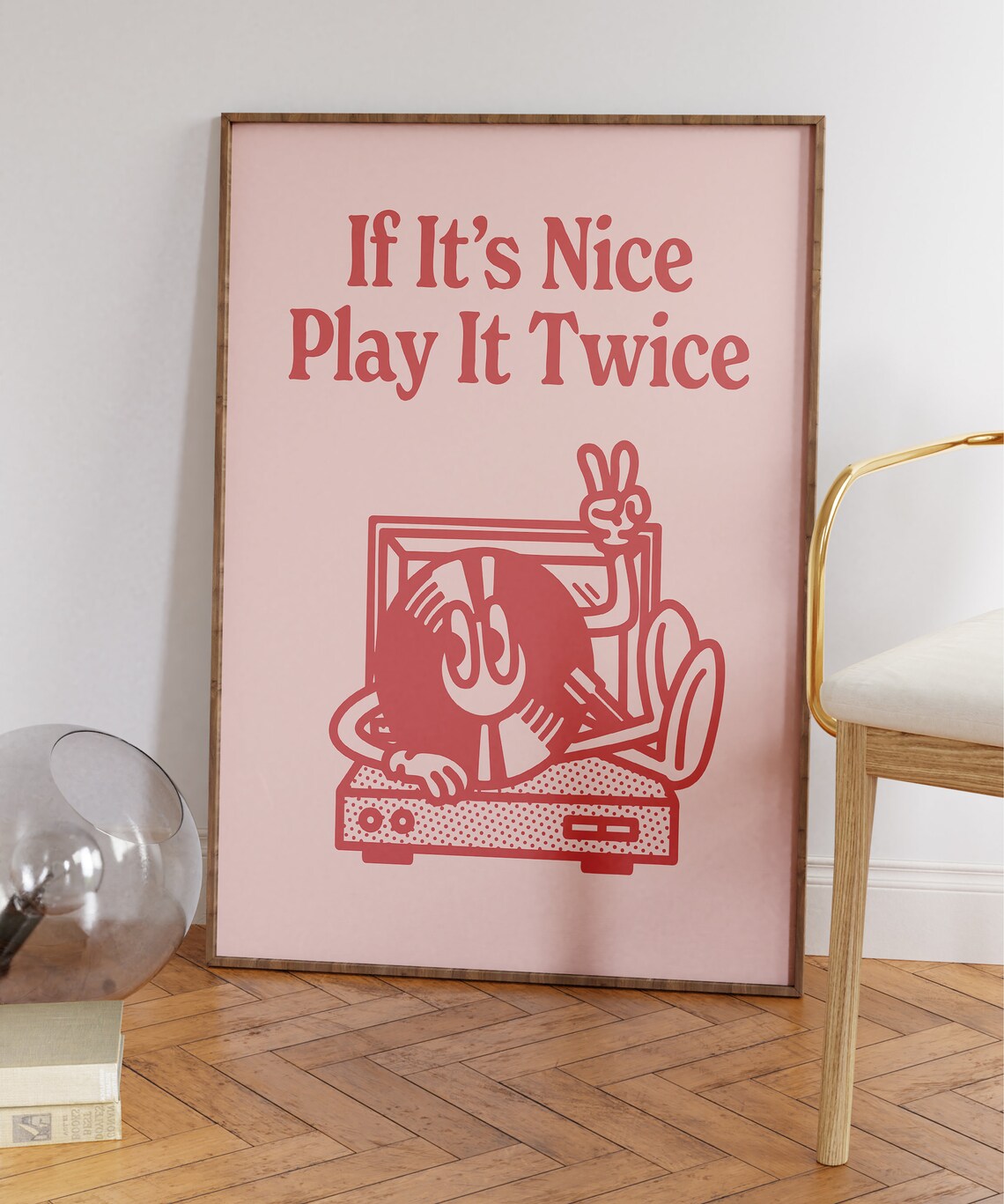 Record Player Bold Retro Music Art Poster - Image 7