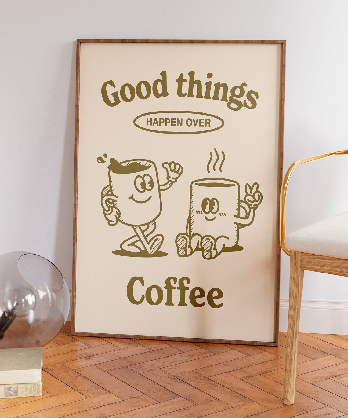 Vintage Coffee Poster, Coffee Bar Wall Art - Image 7