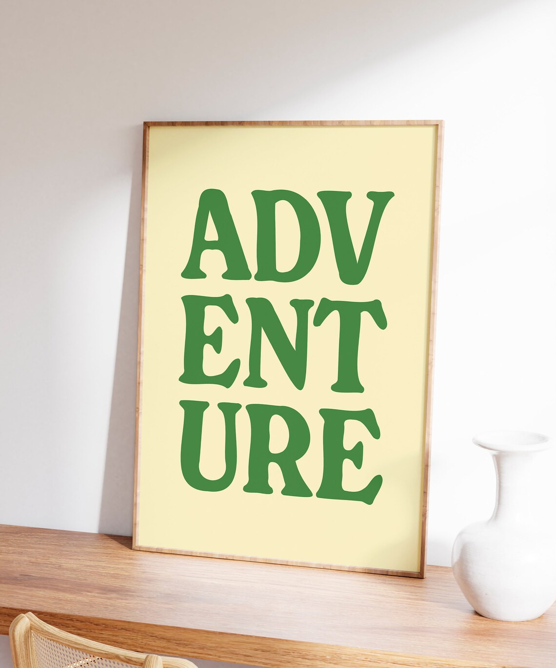 Adventure Print Quote Wall Art Motivational Print Travel Print Word Wall Art Retro Typography Print Travel Gift Travel Quote Print - Image 7