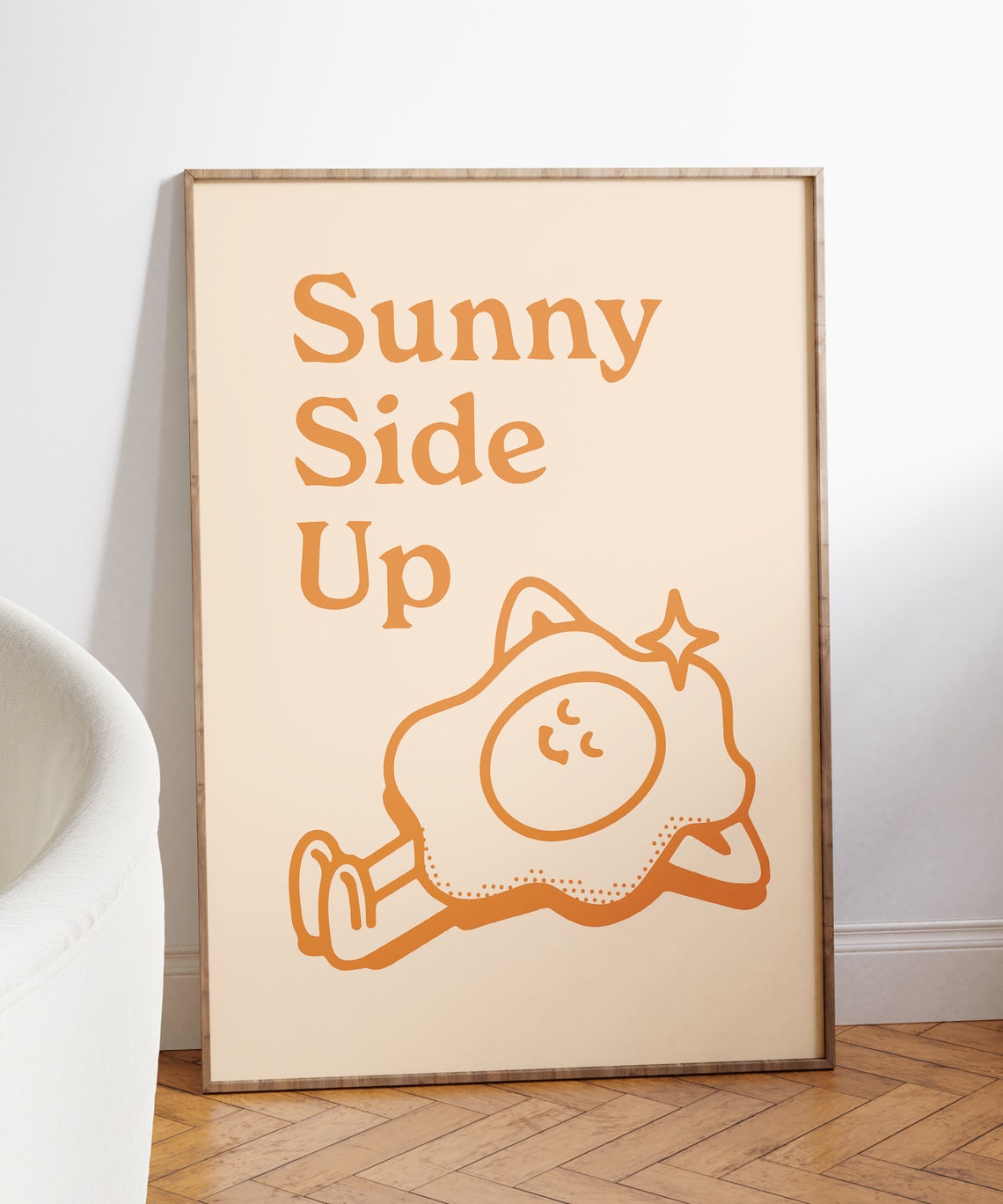Sunny Side Up Retro Positive Art Poster - Image 7