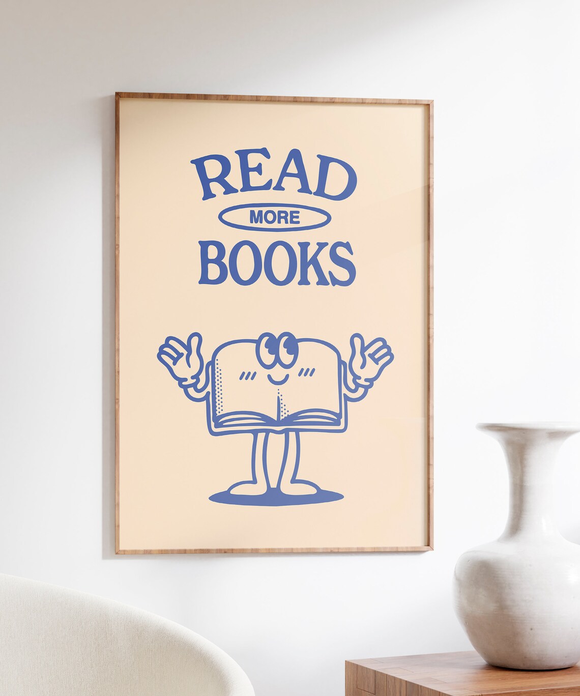 Reading Retro Book Poster, Classroom Wall Art Print - Image 4