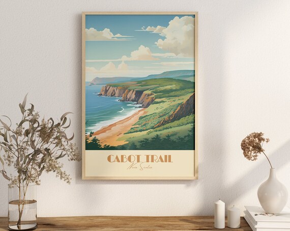 Cabot Trail Nova Scotia Scenic Route of Canada Poster
